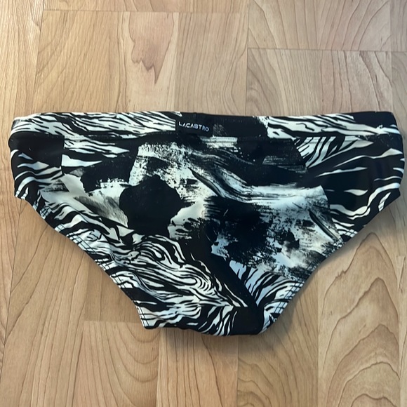 Speedo style zebra print swim suit - Picture 2 of 2